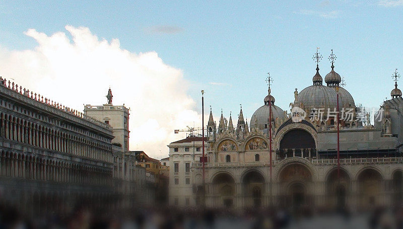 圣马可大教堂，在威尼斯广场圣马可广场 Italy.Europe